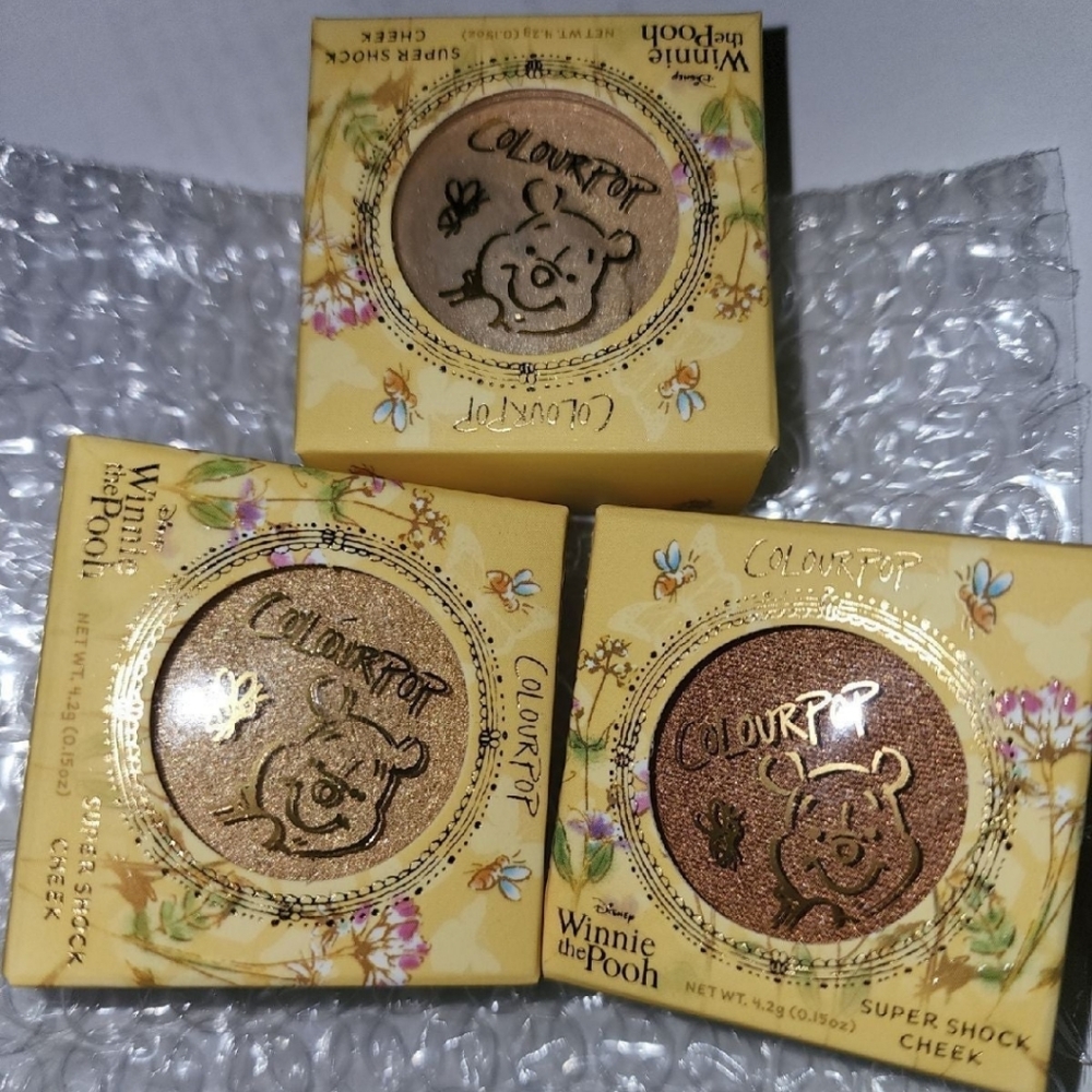 Colourpop Winnie the Pooh Super Shock Cheek set